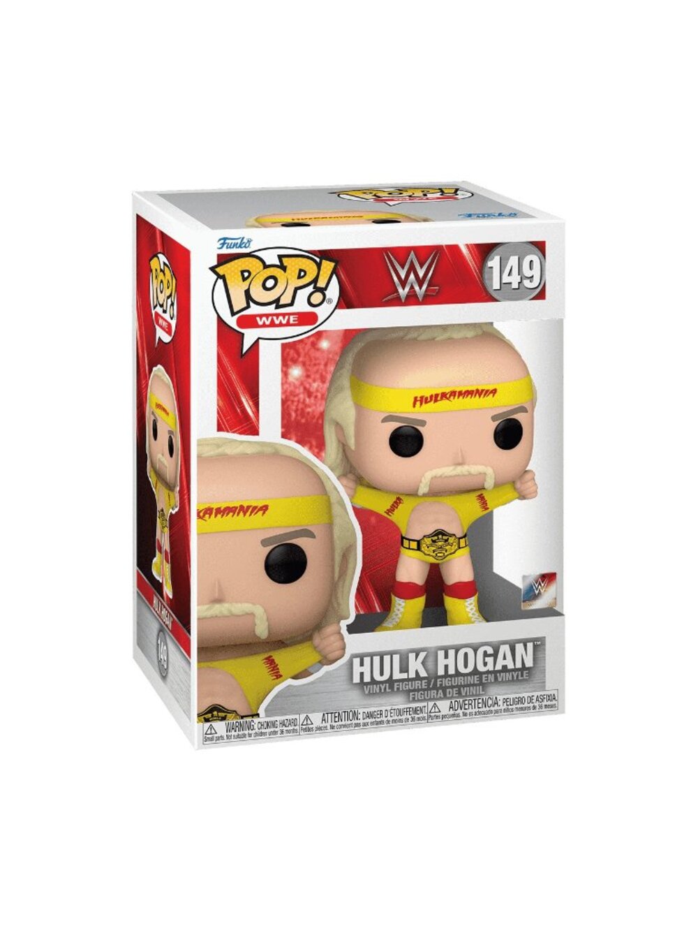 Funko Pop! WWE Hulk Hogan Hulkamania with Belt Figure #149!